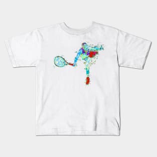 Tennis female player Kids T-Shirt